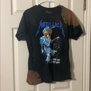 Metallica bleached t shirt